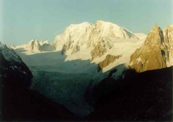 Mont Blanc, francúzske Alpy
