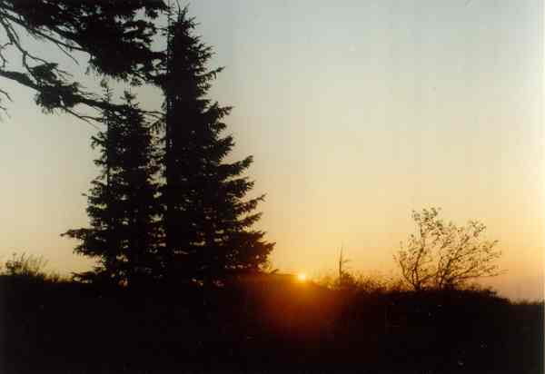 východ slnka v Malej Fatre